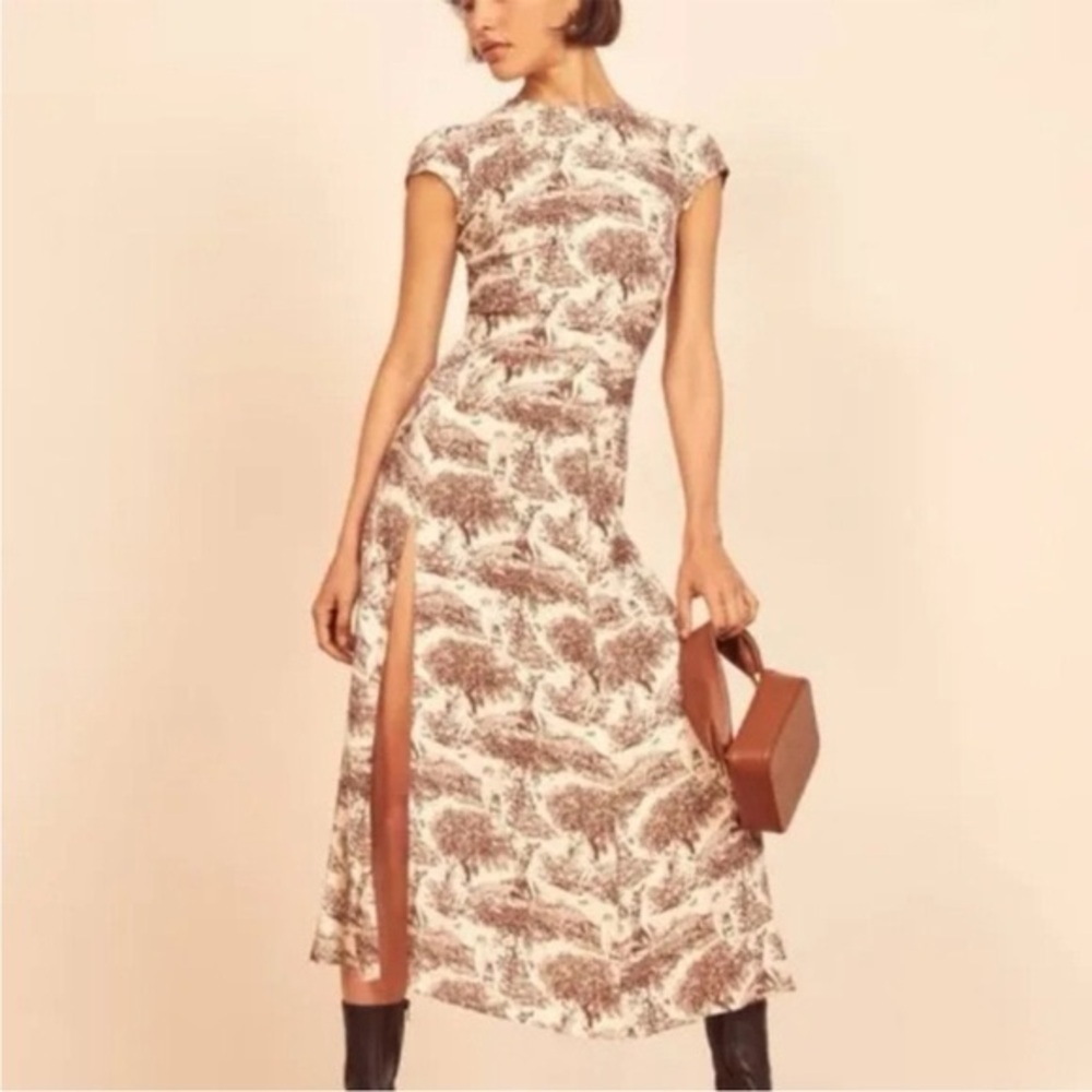 Reformation Gavin Toile Dress